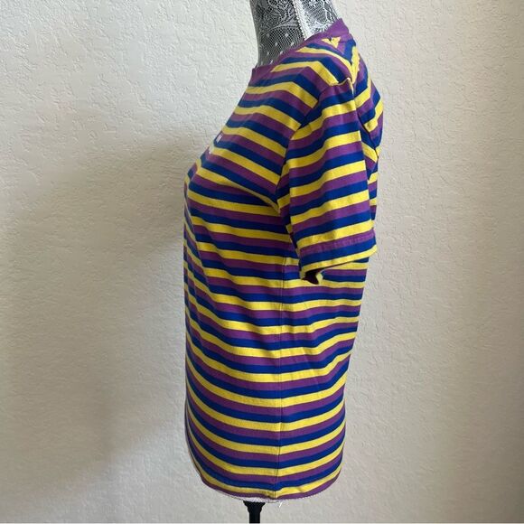 Odd Future Wolfgang Purple Striped Shirt Unisex Size Small - Picture 3 of 7